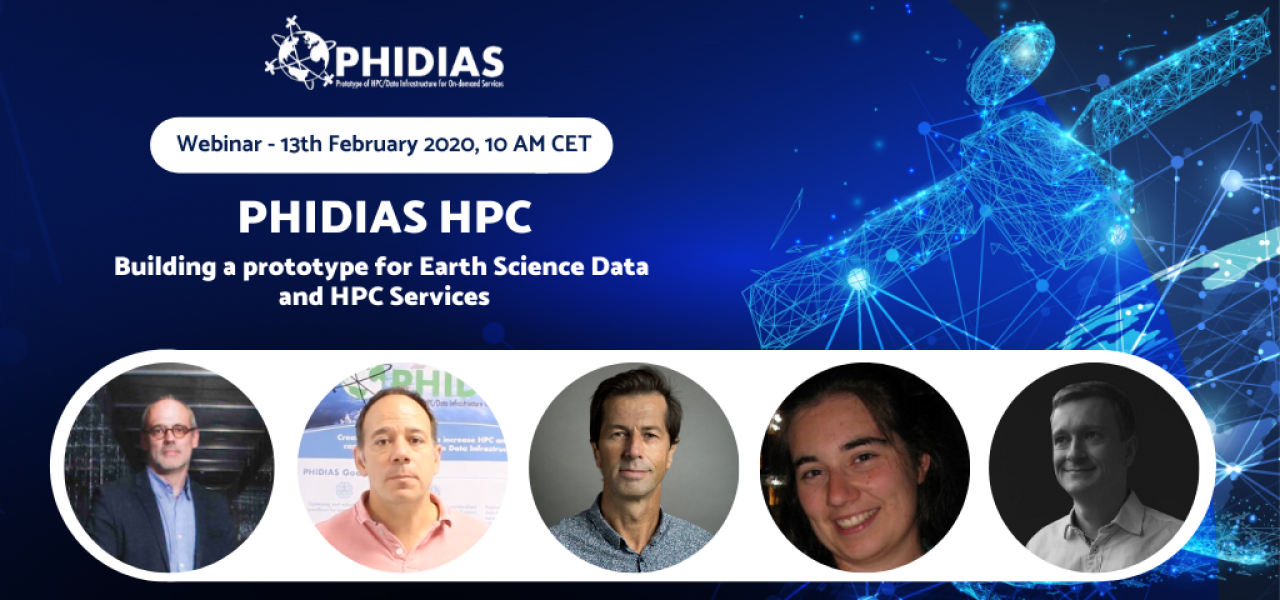 Webinar “PHIDIAS HPC – Building a prototype for Earth Science Data and HPC Services”